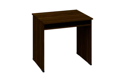 CPC 18 - 8 stůl kancelářský, dřevěná podnož, deska 18 mm, široký 800 mm, ořech královský